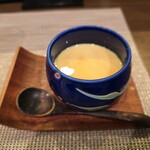 創彩和房ふじた - お通し(海鮮茶碗蒸し)