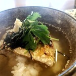 大まちや - 朝ごはん 7:00〜9:00
・焼きサバの出汁茶漬けと美味しいお味噌汁