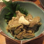 京都山科 焼鳥 かなざわ - 白肝しぐれ煮