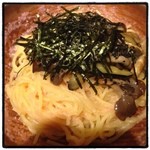 グラン・パ - 生麺パスタ。
明太子とナス1100円。
もちもちで美味しい( ^ω^ )