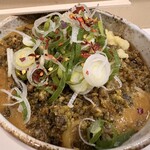 麺処 盛盛 - あんかけカレーそば＋緑のたぬき