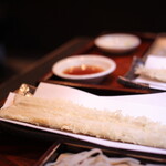 蕎麦きり吟 - 穴子天