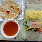 インドダイニング ドルガ - 別の日にテイクアウトしたハーフ＆ハーフランチ
