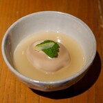 鶏だしおでん さもん - 名古屋コーチン半熟卵