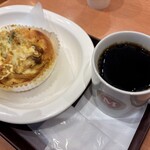 マルジュー - コーヒーとカレーオニオンハム　セットでイートイン