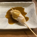 博多とりかわ 焼き鳥 どんちゃん - ササミのしぎ焼風