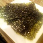 立ち呑み処　ボヤキ - 「韓国のり」味はノーマル。少しワイルドな感じ。