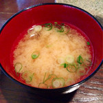 鮨処 喜楽 - 味噌汁