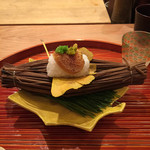 Ebisukuroiwa - カラスミの生姜寿司