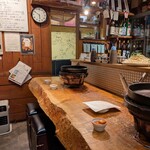 じんぎすかん マルタケ - カウンター席