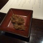 炭火鉄板焼　杜季 - おつまみに味噌