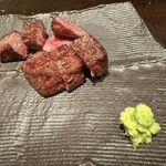 炭火鉄板焼　杜季 - ヒレ、ロース