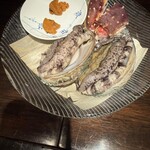 炭火鉄板焼　杜季 - 鮑