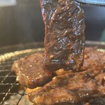 肉のよいち - 焼けました