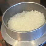 肉のよいち - 釜焚きご飯