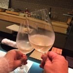 や寿し - 白ワイン(^^)