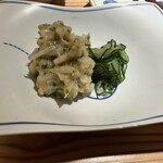 酒肴日和 アテニヨル - 帆立と九条ネギの生姜