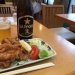 丸屋 - 11月２回め　大山鶏唐揚600円　熱々、外はカリッと中はしっとり