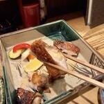 炭火焼鳥 きち蔵 - 阿波尾鶏もも焼き