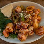 関内もつ肉店 - コブクロ刺し