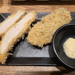 とんかつ成蔵 - チキンカツとカキフライ