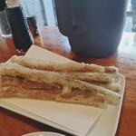 手打ちうどん　 いしづか - 穂先ごぼう天　　３３０円