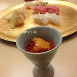 やま中・本店　鮨と日本料理　 - うにいくら