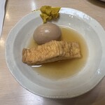 正宗屋 - おでん（厚揚げ・たまご） スジ無し