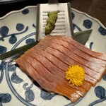 卯屋 - 信州サーモン刺し