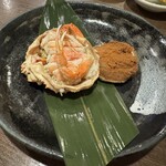 卯屋 - 大ズワイガニのメス甲羅盛り