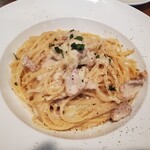 ウノセッテ - 菜彩鶏と焼き茄子、生姜風味のクリームソース