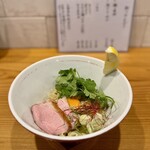 らーめん かねかつ - 朝から鴨まぜそば✨