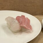 一休寿司 - 料理写真:タイ、中トロ