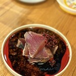 SAVATOMY - 高知鰹の塩炙り 紅ソース