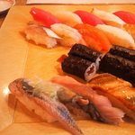 力寿司 - 大盛りにぎり（\950）