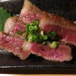 野武士 - 黒毛和牛タタキハーフ盛り（イチボ）