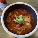湯波こまち - トマトスープ、湯波入り