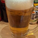 立ち呑み 晩杯屋 - 生ビー