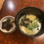 三源庵 - 雑炊、漬け物