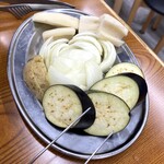 ジンギスカン羊はち 高円寺店 - セットの野菜