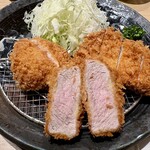 とんかつ 神楽坂 さくら - ヒレ＆ロースかつ定食