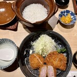 とんかつ 神楽坂 さくら - ヒレ＆ロースかつ定食