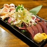 豚小家 - 2014.12 もつ刺し5点盛り（1,200円）