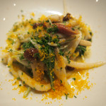 アーリア ディ タクボ - 【primo piahu】北寄貝とカラスミのトロフィエ