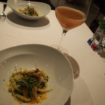 アーリア ディ タクボ - 【primo piahu】北寄貝とカラスミのトロフィエ