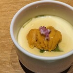 和sai 市林 - 雲丹のせ茶碗蒸し