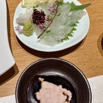 和sai 市林 - かわはぎ 肝醤油