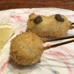 串揚げ キュイジーヌ･ド・オオサカ･リョウ - 百合根、インゲンの豚肉巻き