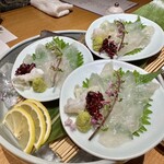 和sai 市林 - かわはぎ 肝醤油