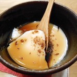 いんなーと みやびの - そば茶プリン　黒蜜添え